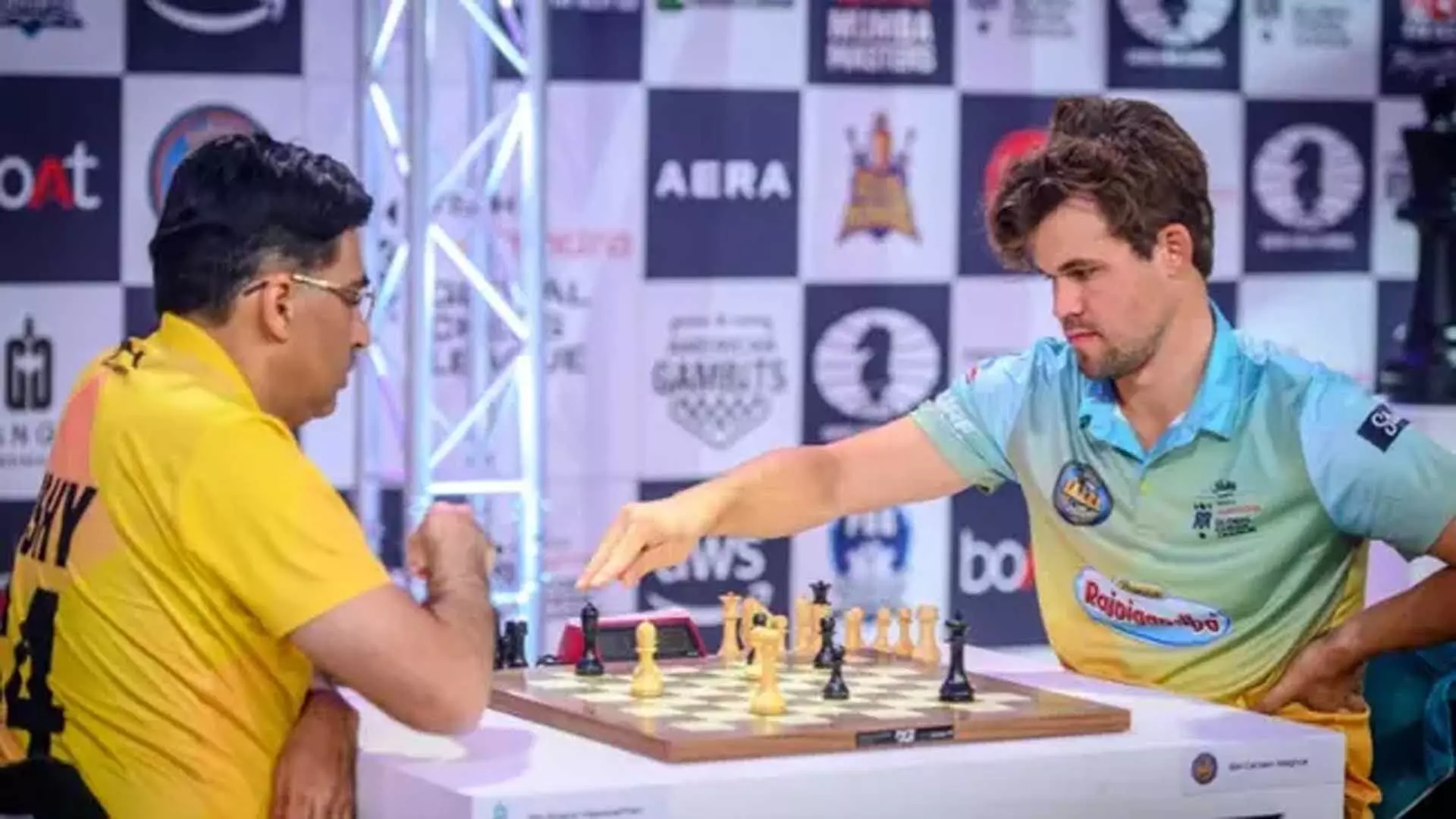 Global Chess League: विश्वनाथ आनंद और मैग्नस कार्लसन के बीच मुकाबला ड्रॉ पर समाप्त