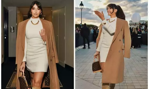 नोरा फतेही ने पेरिस फैशन वीक में लुई वुइटन में बिखेरा जलवा