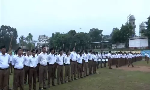 हिंदू एकता और देशभक्ति को बढ़ावा देने के लिए आरएसएस ने Tripura में संचालन किया