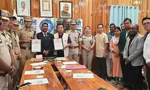 Arunachal : आरजीयू ने आघात पीड़ितों के लिए उपचार केंद्र पर राजधानी पुलिस के साथ समझौता ज्ञापन पर हस्ताक्षर किए