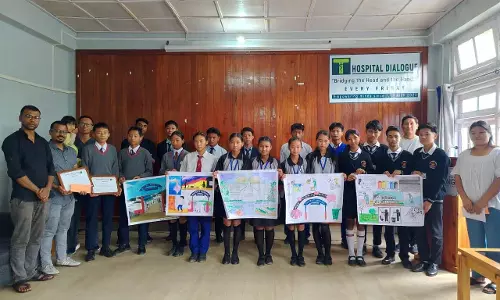 Tuensang: कायाकल्प-स्वच्छ अस्पताल पहल चित्रकला प्रतियोगिता का आयोजन