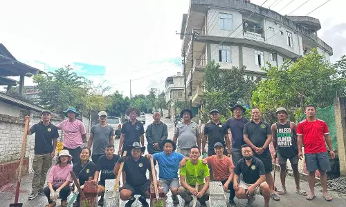 Nagaland Kohima: युवा संगठन ने बड़े पैमाने पर सामाजिक कार्य का आयोजन