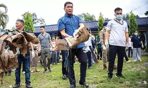 Arunachal : स्वच्छ भारत दिवस पर एसएचएस अभियान का समापन