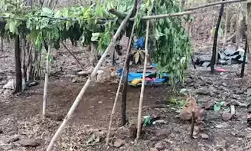 नक्सली कैंप को CRPF और DRG जवानों ने किया ध्वस्त