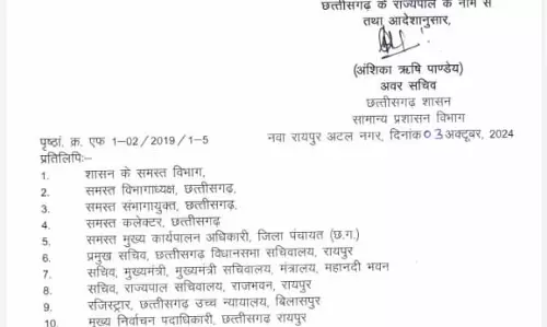 विष्णुदेव सरकार ने 1 नवंबर को अवकाश घोषित किया विष्णुदेव सरकार ने 1 नवंबर को अवकाश घोषित किया