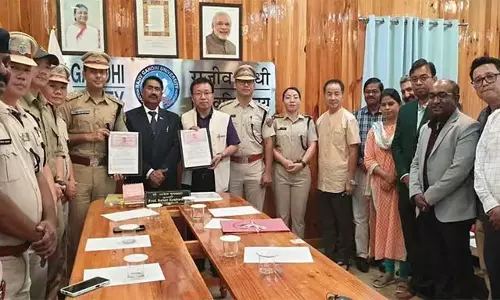 Arunachal : आरजीयू ने आघात पीड़ितों के लिए उपचार केंद्र पर राजधानी पुलिस के साथ समझौता ज्ञापन पर हस्ताक्षर