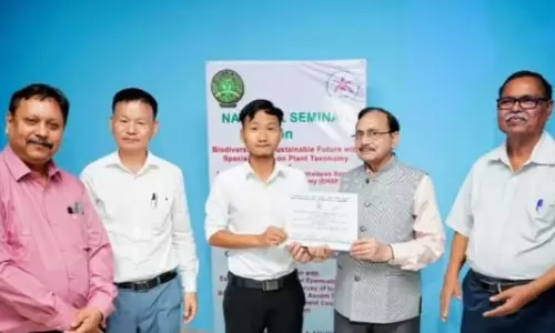 Arunachal के विद्वान ने स्वदेशी पौधों पर शोध के लिए प्रतिष्ठित युवा वैज्ञानिक पुरस्कार जीता