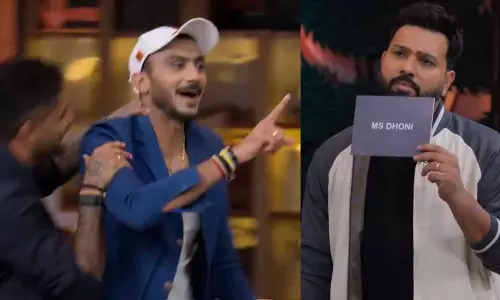 हेलीकॉप्टर घुमा ना, Dhoni की नकल करने में फेल हुए अक्षर पटेल, वीडियो...