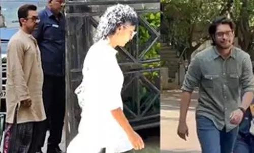 Aamir Khan अपने पूर्व ससुर किरण राव के अंतिम संस्कार में शामिल हुए