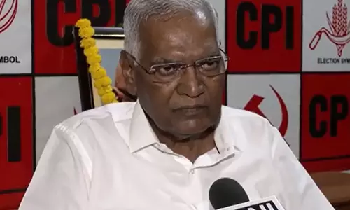 CPI नेता डी राजा ने भाजपा और आरएसएस पर नफरत फैलाने के आरोप पर राहुल गांधी का समर्थन किया CPI नेता डी राजा ने भाजपा और आरएसएस पर नफरत फैलाने के आरोप पर राहुल गांधी का समर्थन किया