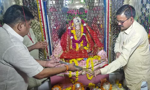 Jaipur: वन मंत्री ने करणी माता मन्दिर में पूजा अर्चना कर प्रदेश की खुशहाली की कामना की