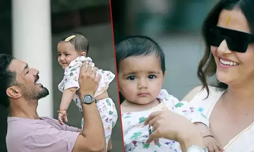 Rubina Dilaik ने नवरात्रि के पहले दिन अपनी जुड़वां बेटियों के चेहरे दिखाए