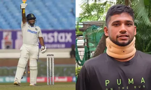 Sarfaraz Khan ने  ऐतिहासिक दोहरा शतक भाई को समर्पित किया