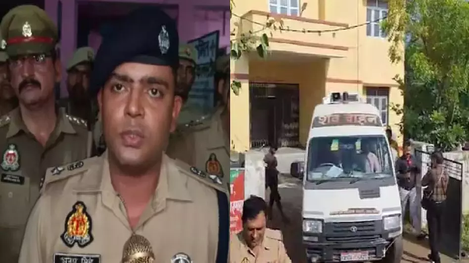 4 मर्डर...शिक्षक और उनके परिवार की हत्या का मामला, पोस्टमार्टम जारी, पुलिस बल मौजूद