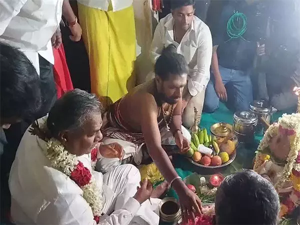 तमिलगा वेत्री कझगम के पहले राज्य सम्मेलन से पहले विक्रवंडी में Bhoomi Pujan