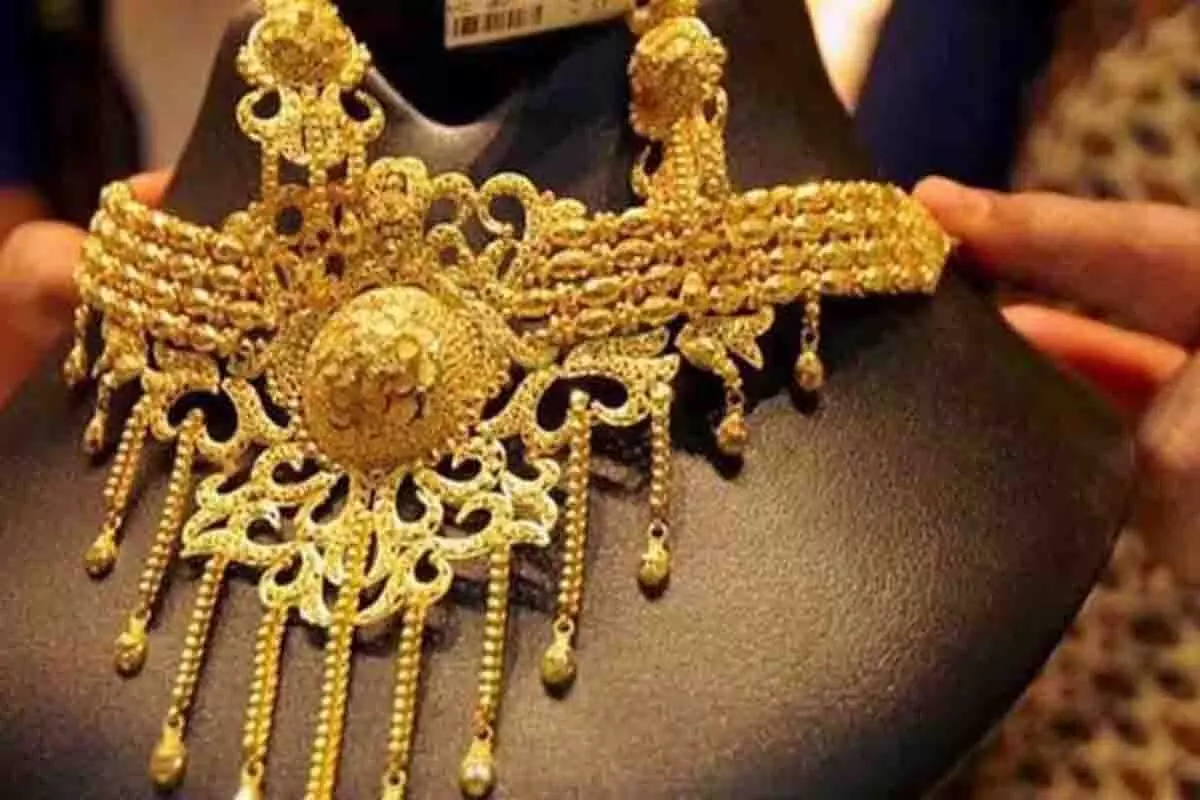 Gold price : भारत में आज सोने की कीमतों में बढ़ोतरी हुई