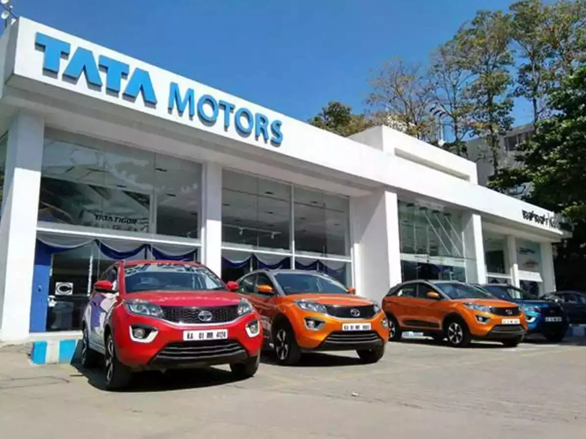 Tata Motors के शेयर में 0.55% की बढ़त