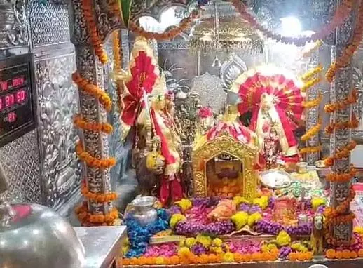 माता बालासुंदरी मंदिर में उमड़ी श्रद्धालुओं की भीड़