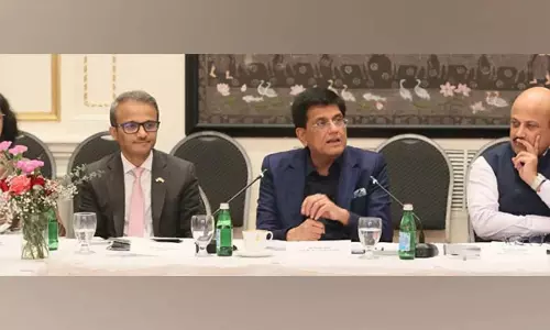 पीयूष गोयल ने न्यूयॉर्क में व्यापारिक नेताओं और निवेशकों से बातचीत की पीयूष गोयल ने न्यूयॉर्क में व्यापारिक नेताओं और निवेशकों से बातचीत की