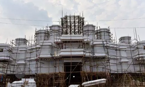 रसूलगढ़ में स्वामीनारायण मंदिर की प्रतिकृति