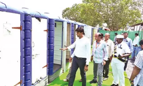 VMC ड्रोन के माध्यम से स्वच्छता की निगरानी कर रहा
