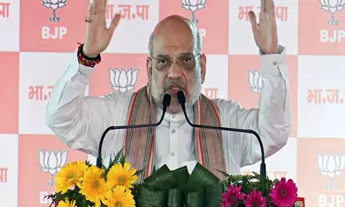 केंद्रीय गृह मंत्री Shah ने ड्रग मामले में कांग्रेस नेताओं के शामिल होने पर हमला बोला