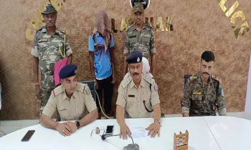 एक लाख का इनामी नक्सली गिरफ्तार, कई थानों में दर्ज नक्सली वारदातों में वांटेड