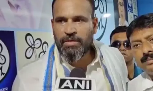कांग्रेस ने पश्चिम बंगाल के राज्यपाल से Yusuf Pathan के खिलाफ कार्रवाई करने का आग्रह किया