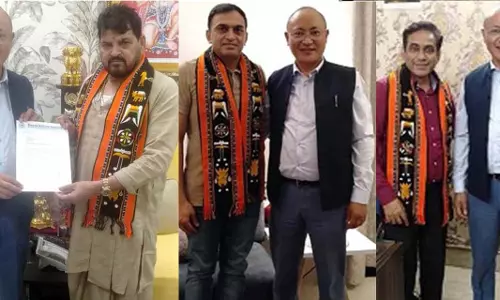 NWA: अधिकारियों के साथ बैठक में नागालैंड कुश्ती के लिए समर्थन मांगा