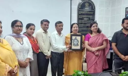 राजकीय शिक्षा महाविद्यालय Jammu ने पद्मश्री रोमालो राम को सम्मानित किया