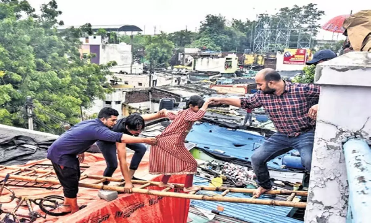 Telangana: 2020 बाढ़ पीड़ितों ने मूसी रिवरफ्रंट परियोजना में शामिल होने की मांग की