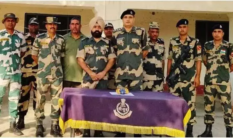 संयुक्त अभियान में पुलिस, BSF ने 550 ग्राम हेरोइन जब्त की