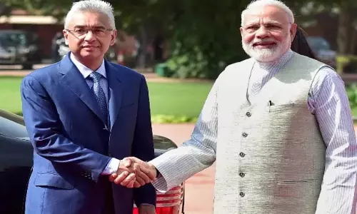 Mauritius के प्रधानमंत्री ने मोदी को धन्यवाद दिया Mauritius के प्रधानमंत्री ने मोदी को धन्यवाद दिया