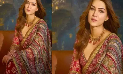 Kriti Sanon ने फेस्टिव लुक में अपनी हीर को दिखाया
