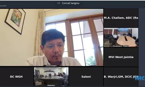 Meghalaya के मुख्यमंत्री ने राज्य में लगातार बारिश से हुई तबाही के बाद समीक्षा बैठक