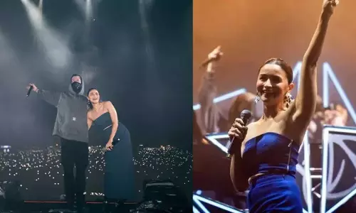 Alia Bhatt एलन वॉकर के बेंगलुरु कॉन्सर्ट में पहुंचीं