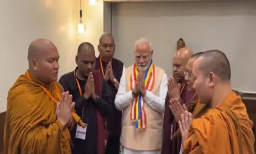 बौद्ध नेताओं ने PM Modi से मुलाकात की, आभार व्यक्त किया
