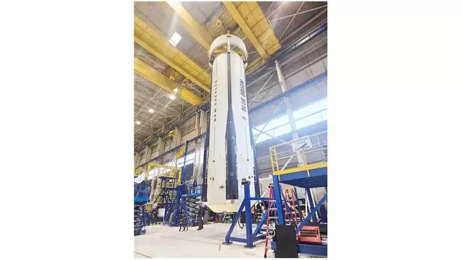 Blue Origin: 7 अक्टूबर को दूसरा मानव-रेटेड न्यू शेपर्ड रॉकेट लॉन्च