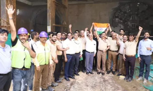 डीएमआरसी की बड़ी उपलब्धि, फेज चार गोल्डन लाइन पर एक बड़ी सुरंग खोदने का काम पूरा
