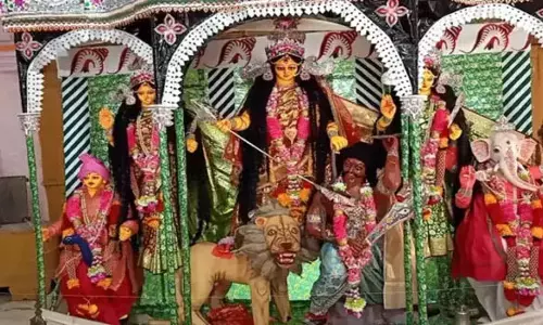 Tripura: दुर्गाबाड़ी मंदिर में दुर्गा पूजा 148वें वर्ष में प्रवेश Tripura: दुर्गाबाड़ी मंदिर में दुर्गा पूजा 148वें वर्ष में प्रवेश