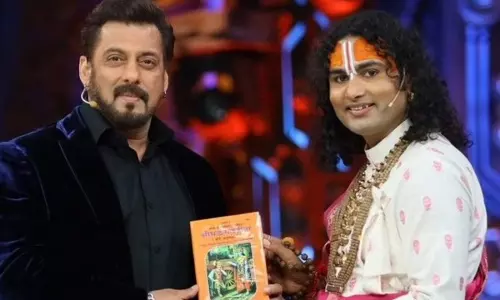 बिग बॉस 18 का आगाज: सेट पर पहुंचे गुरु अनिरुद्धाचार्य, सलमान खान से कहा- आपके लिए लड़की ढूढेंगे