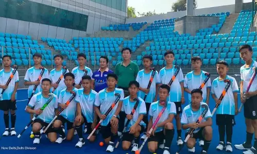 Nagaland : सब-जूनियर बालक नेहरू हॉकी टूर्नामेंट में नागालैंड ने पश्चिम बंगाल को 7-1 से हराया Nagaland : सब-जूनियर बालक नेहरू हॉकी टूर्नामेंट में नागालैंड ने पश्चिम बंगाल को 7-1 से हराया