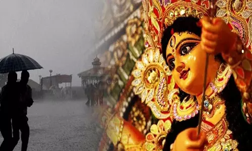 दुर्गा पूजा उत्सव बारिश से प्रभावित होने की संभावना, IMD ने नए निम्न दबाव का अनुमान जताया