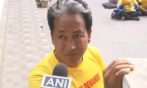 Sonam Wangchuk ने केंद्र द्वारा मांगें पूरी न होने तक अनिश्चितकालीन अनशन की घोषणा की