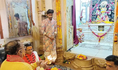 Jaipur: विधानसभा अध्यक्ष देवनानी ने त्रिपुरा सुंदरी मंदिर में की पूजा-अर्चना