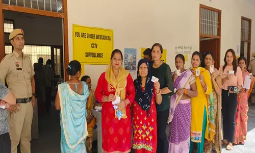 हरियाणा में 67.90 प्रतिशत मतदान दर्ज किया गया: CEO पंकज अग्रवाल हरियाणा में 67.90 प्रतिशत मतदान दर्ज किया गया: CEO पंकज अग्रवाल