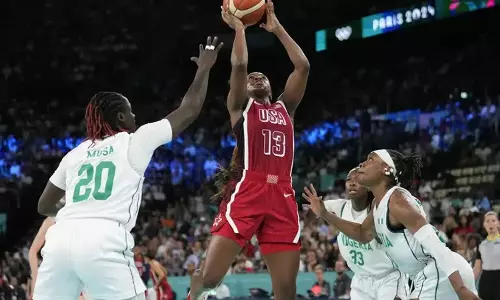 Aja Wilson और जैकी यंग की मदद से अमेरिका ने नाइजीरिया को 88-74 से हराया