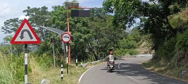 वलपराई घाट रोड पर सुरक्षा प्रणाली दोषपूर्ण