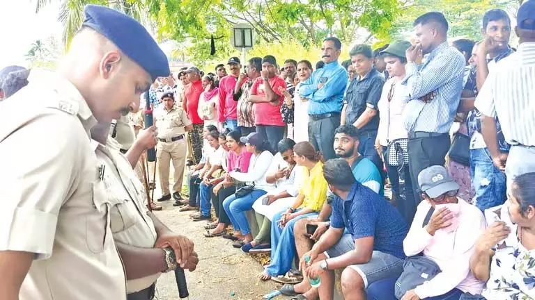 प्रदर्शनकारियों ने चर्च की शांति अपील पर प्रतिक्रिया देते हुए Margao में विरोध प्रदर्शन वापस ले लिया