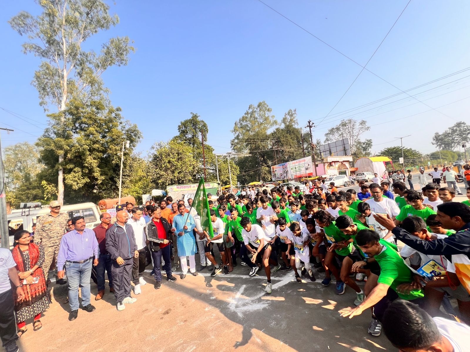 मद्य निषेध सप्ताह के तहत Sanchi में मैराथन दौड़ आयोजित